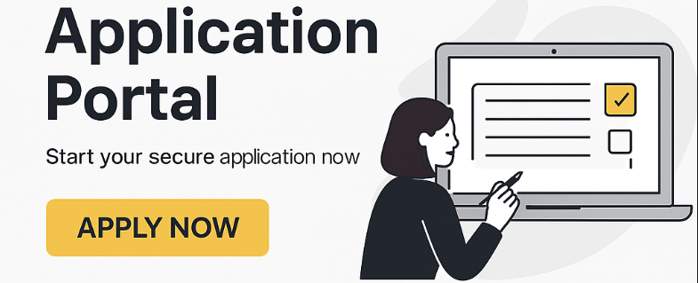 Application Portal – tap to continue